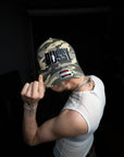Bussy Cat Club Gay Pride Trans Pride Camouflage trucker hat Retro Trucker Hat