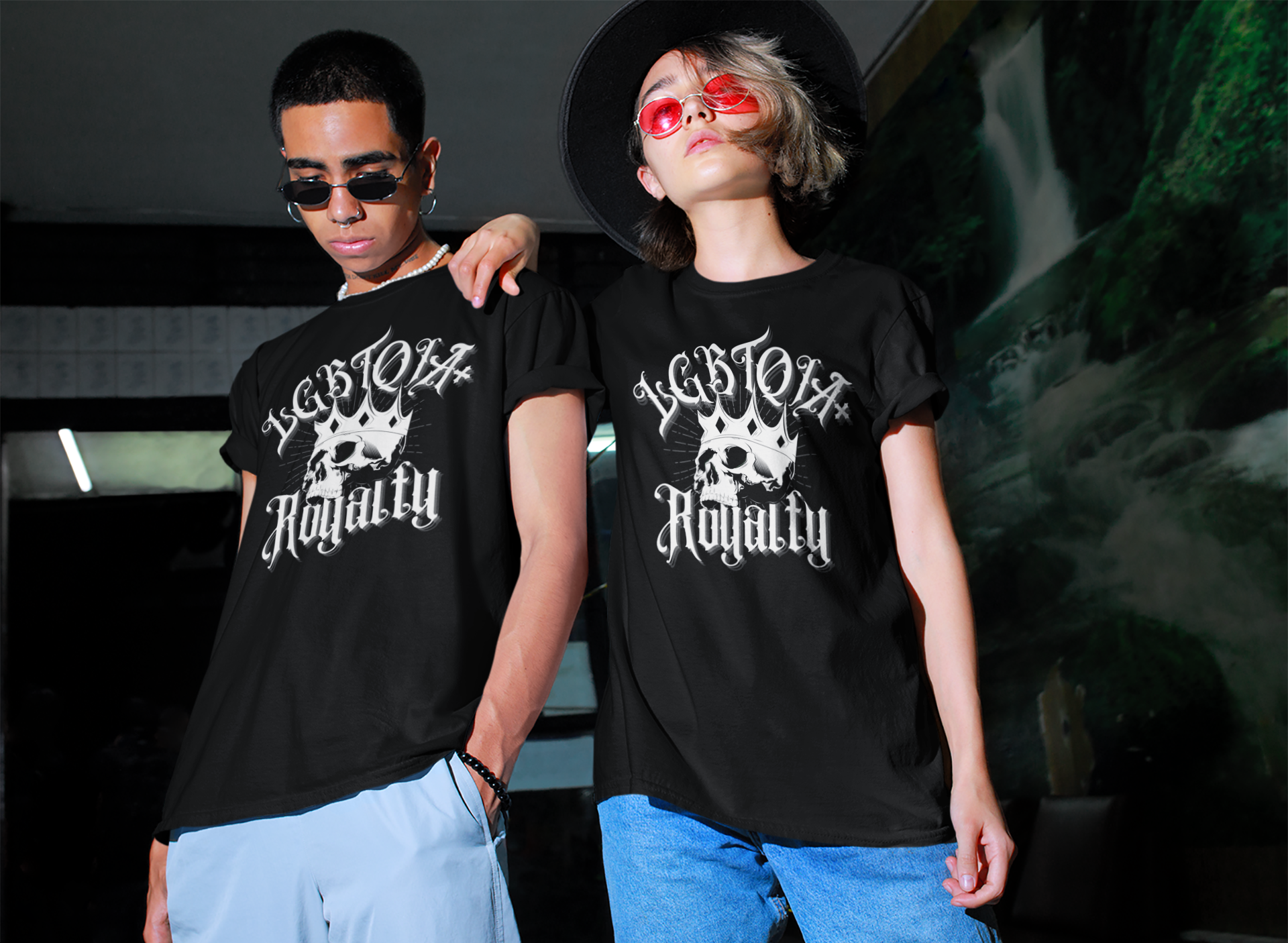 LGBTQIA+ Royalty Queer Pride Relaxed Fit Size Inclusive T-shirt Relaxed Fit T-Shirt