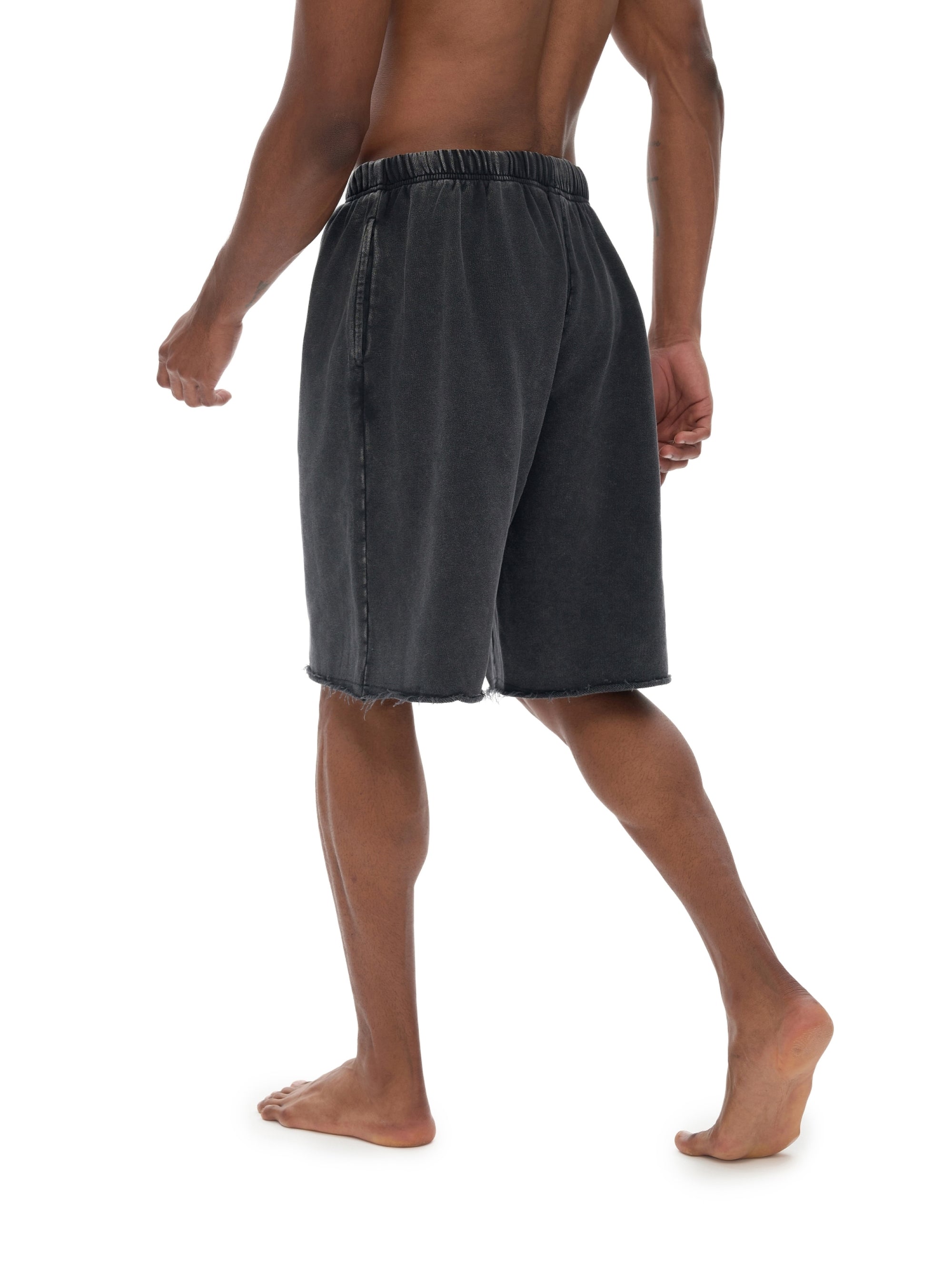 Nova Edge Threads Emblem on Scattered Edge Vintage Washed Shorts Vintage Wash Short Pants