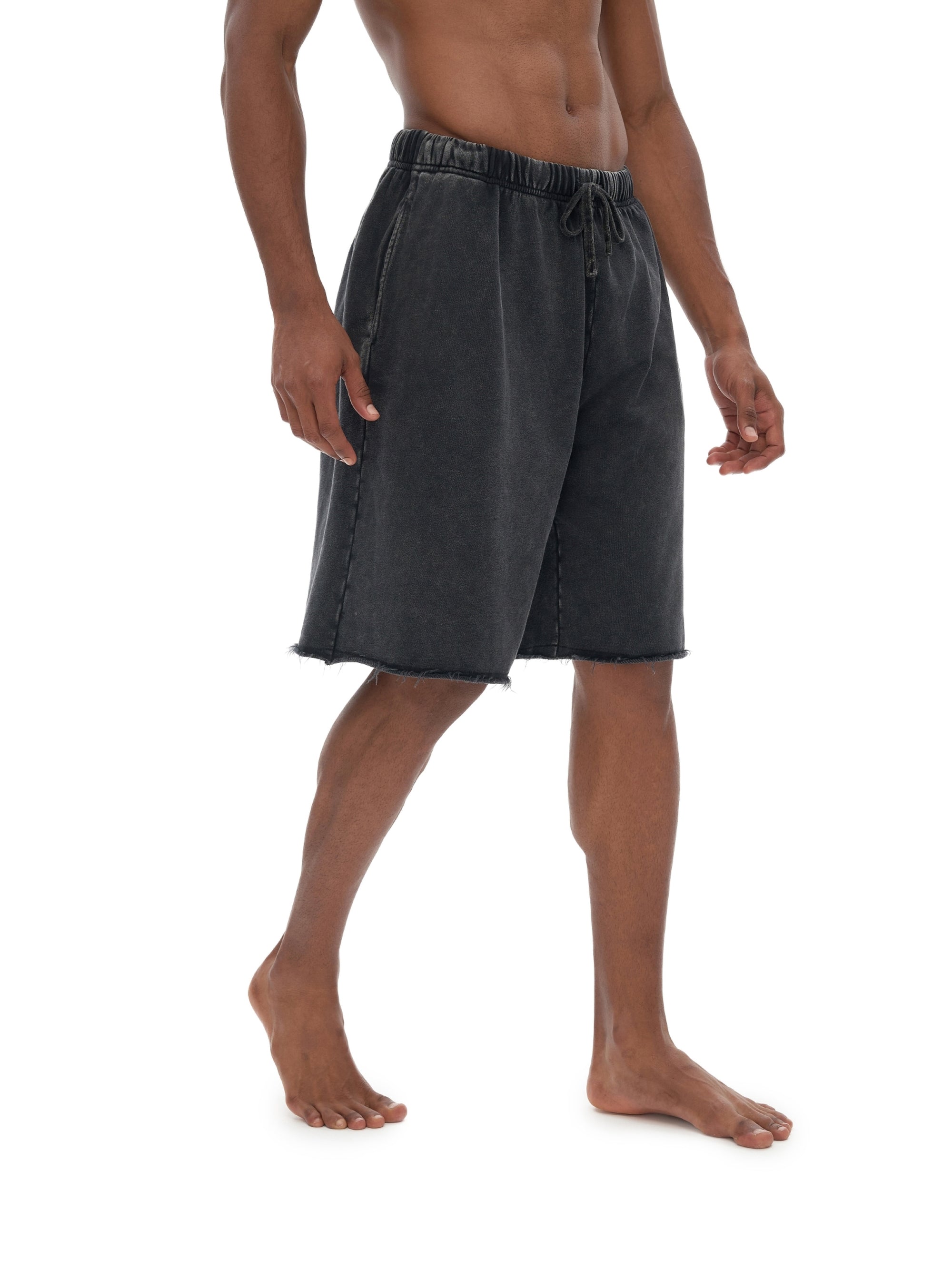 Nova Edge Threads Emblem on Scattered Edge Vintage Washed Shorts Vintage Wash Short Pants