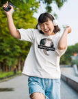 Just Keep Stimming Neurodiversity Pride Size Inclusive White Oversize Tee Size Inclusive Oversize Tee