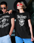 No Kings Protest Tee Punk Power to the People Relaxed Fit T-Shirt Relaxed Fit T-Shirt