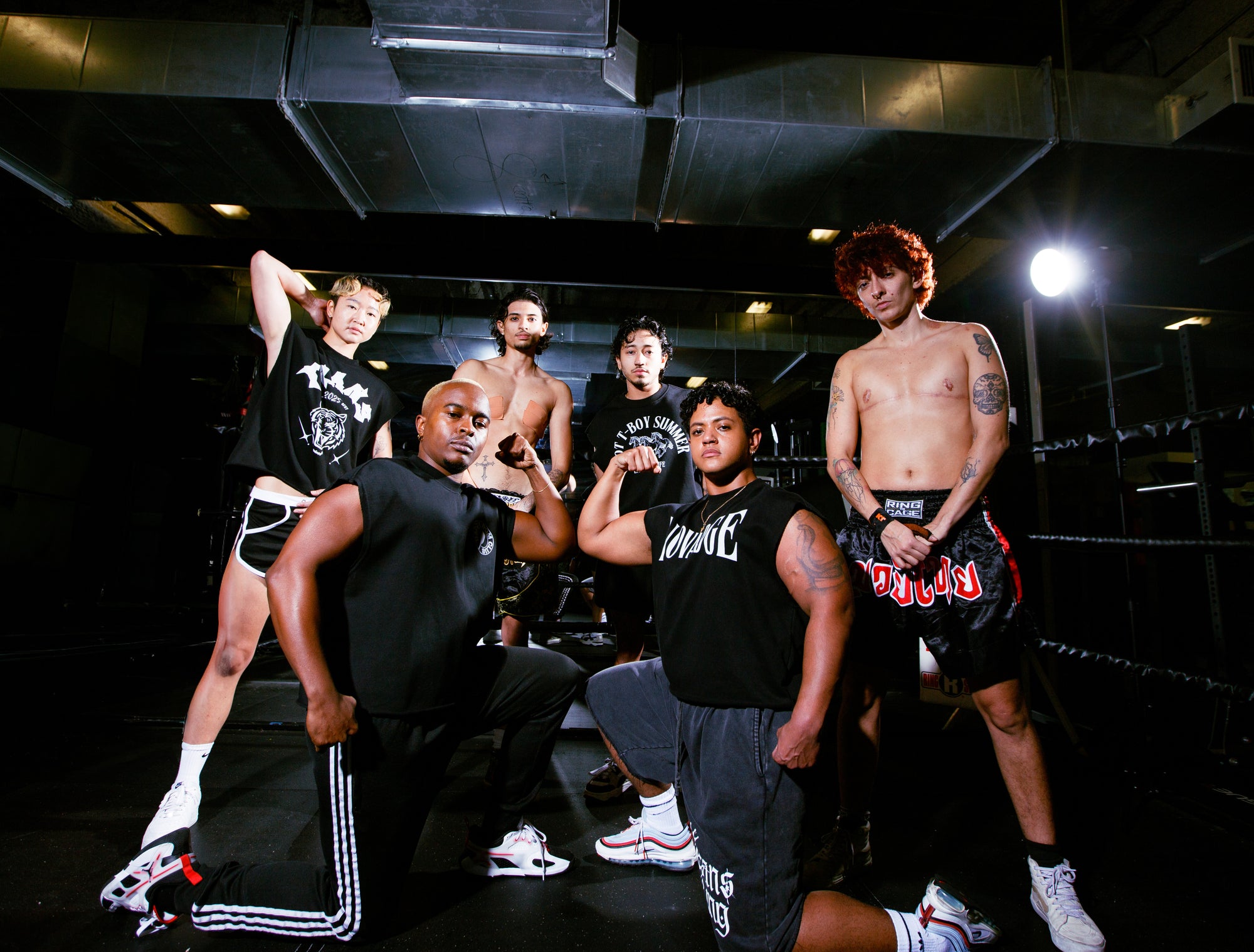 Nova Edge Boxing Aesthetic Pride Merch Black French Terry Boxy Tank Top French Terry Boxy Tank Top