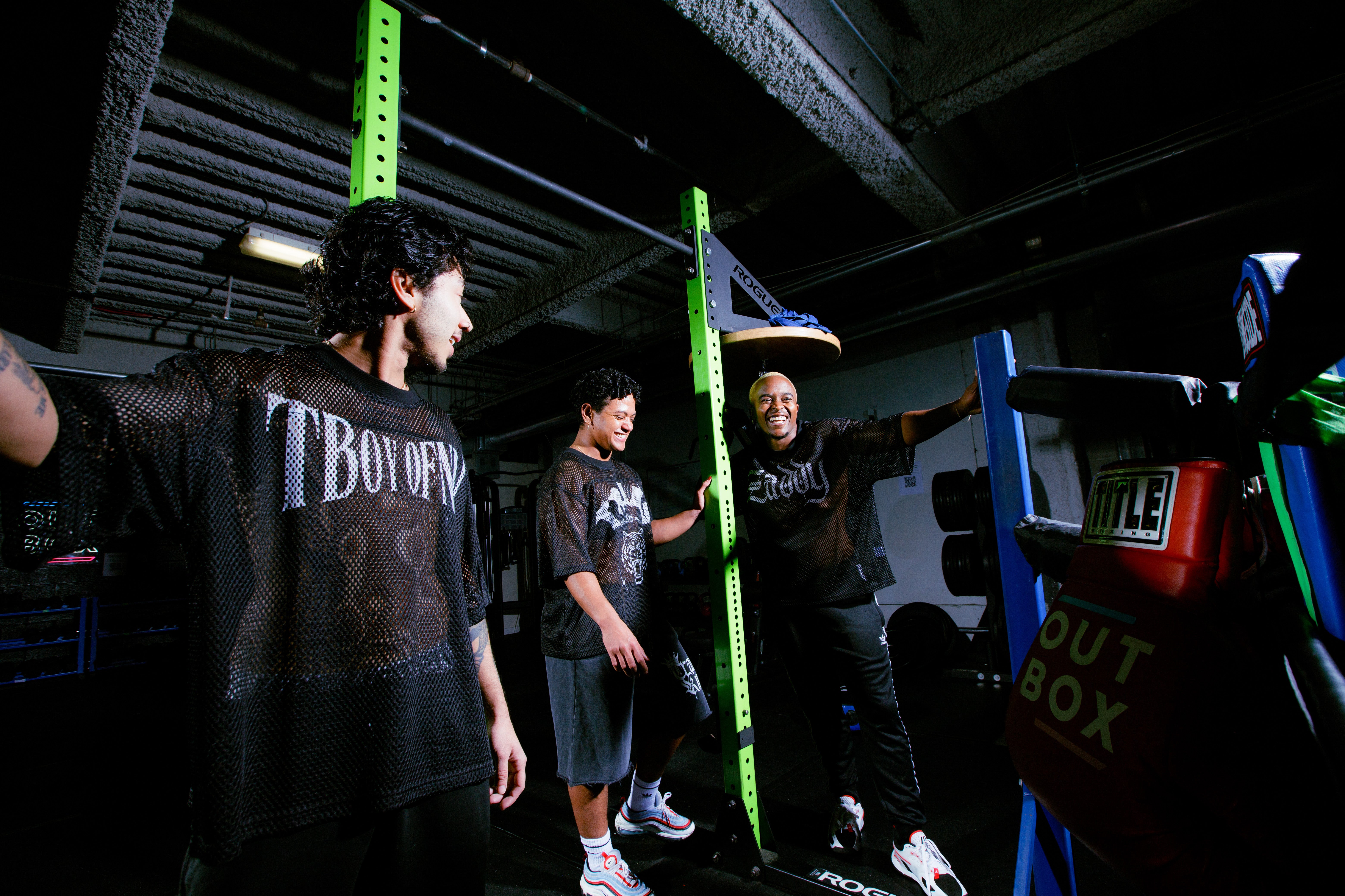 T Boy of NY Trans Pride Boxing Boxy Mesh T-shirt Nova Edge Threads