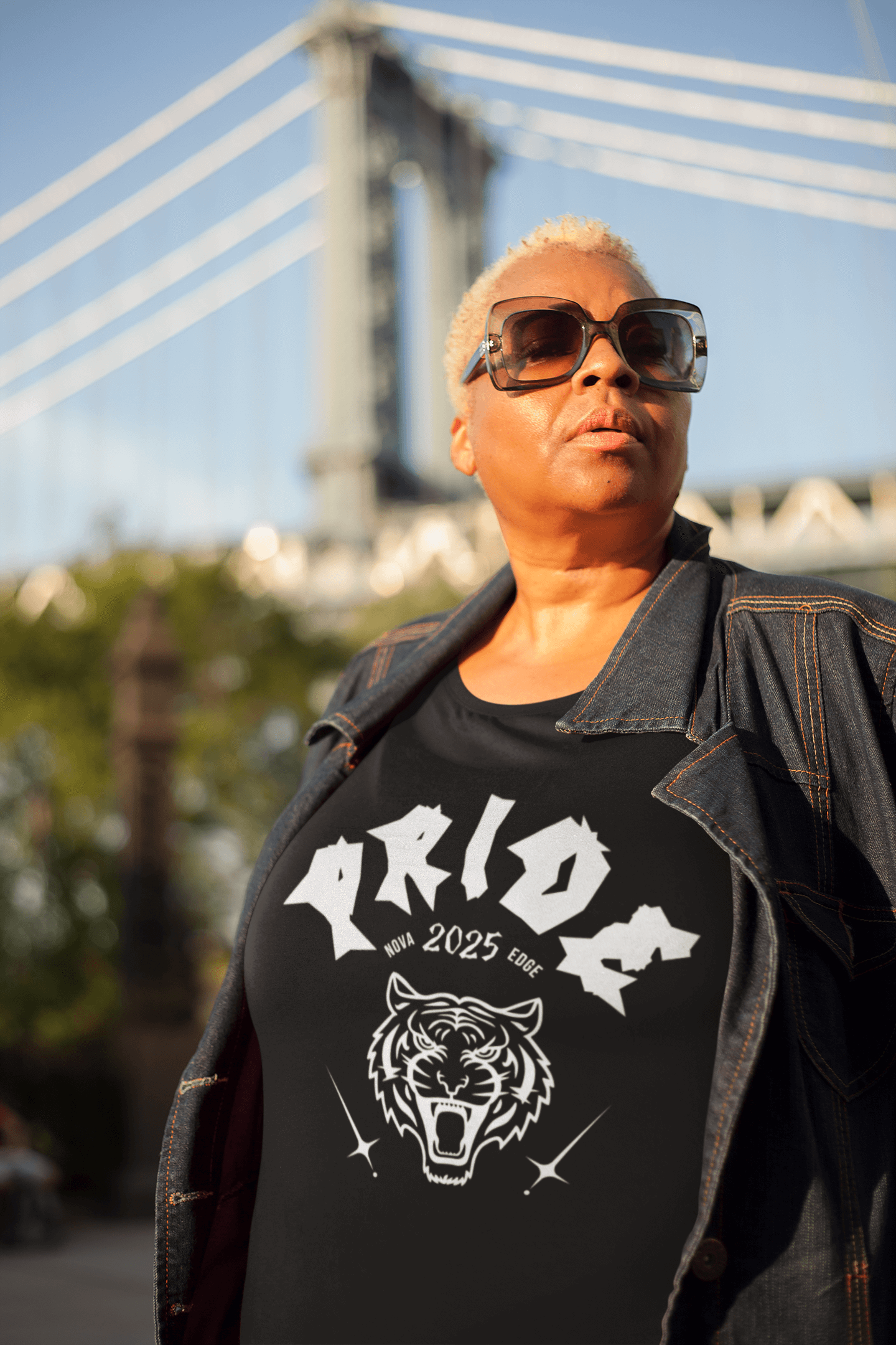 Brooklyn Pride 2025 Tattoo & Punk Inspired Design Black Relaxed Fit T-Shirt Relaxed Fit T-Shirt
