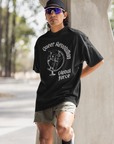 Queer Revolution Global Force Graphic Tee Spooky Season Oversize Tee Oversize Deep Drop Shoulder Tee - 190 GSM