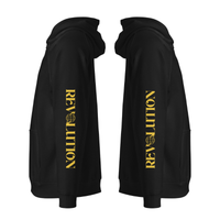 Revolution Black and Yellow Sleeve Tattoo Inspired Designs Eco Raglan Hoodie Eco Raglan Hoodie