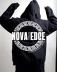 One of Them Enby Pride Yellow Embroidered Black heavy blend zip hoodie Heavy Blend Zip Hoodie