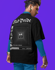 Unapologetically Mad Pride T-Shirt Japanese Streetwear Graphic Tee Disability Pride Acid Wash Oversize T-Shirt - 250 GSM
