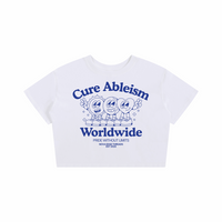 Cure Ableism Worldwide Size Inclusive Disability Pride Seamless Mini Tee Seamless Mini Tee