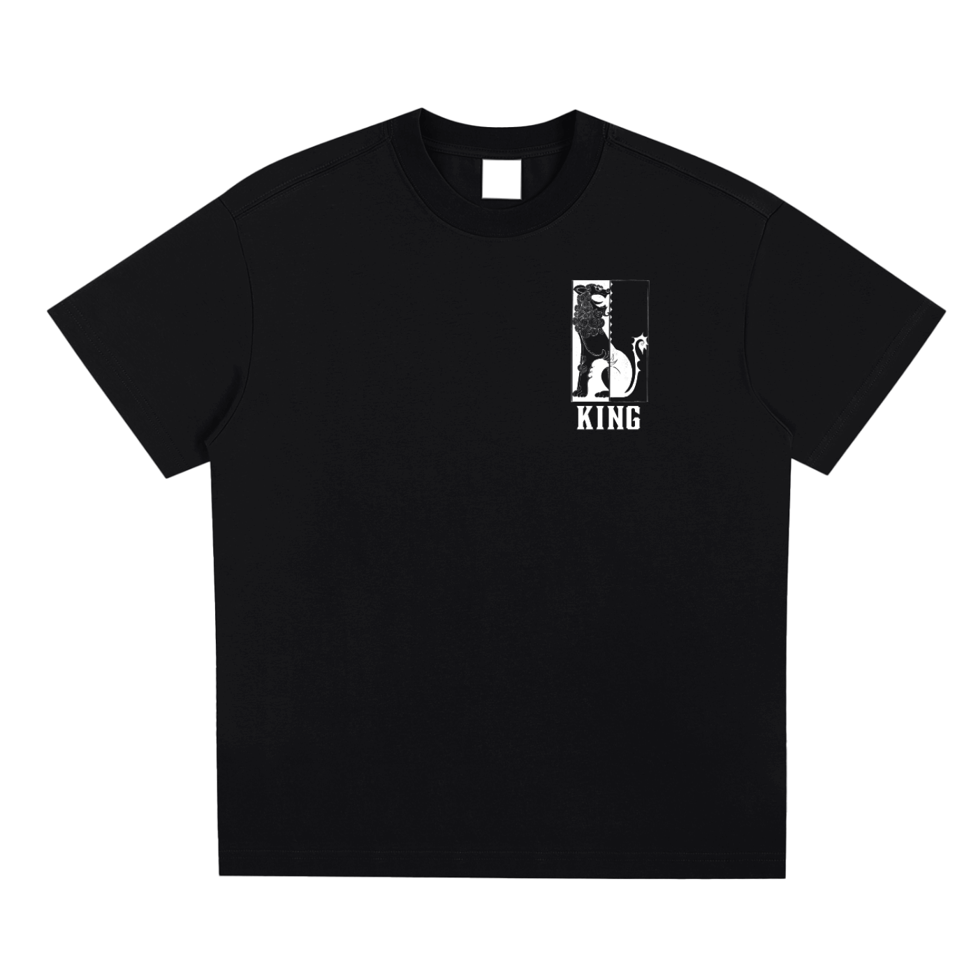 King Asian Lion Graphic Design on Black Sorona Quick-Dry Cooling T-shirt Quick Dry Cooling T-Shirt