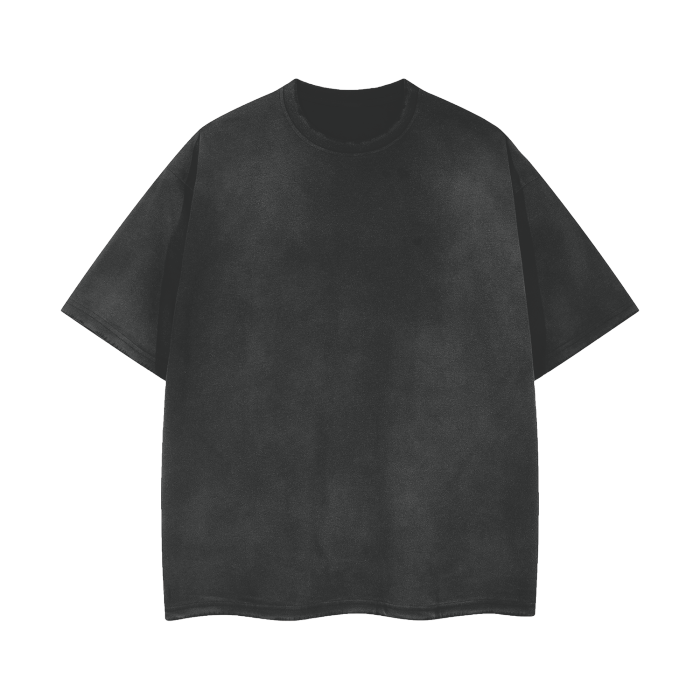 Asexual Pride Ace Card Tee Black Vintage Wash Frayed T-Shirt Vintage Wash Frayed T-Shirt