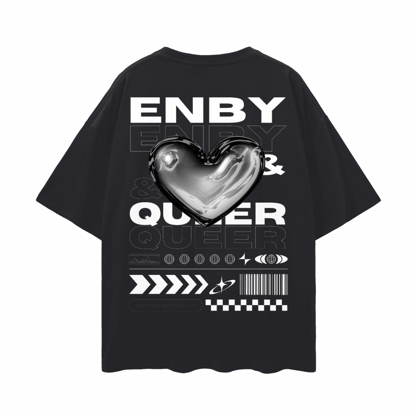 Oversize Deep Drop Shoulder Tee