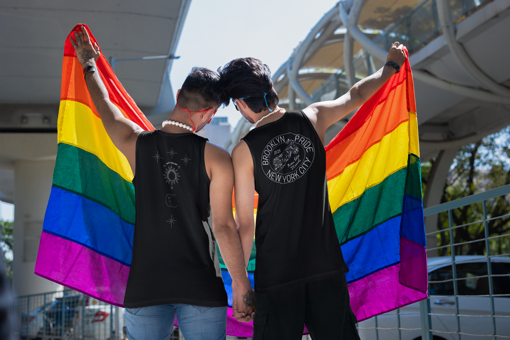 What's your sign? Queer Flirting Celestial Design Black Relaxed Fit Sleeveless Tank Top Relaxed Fit Sleeveless Tank Top