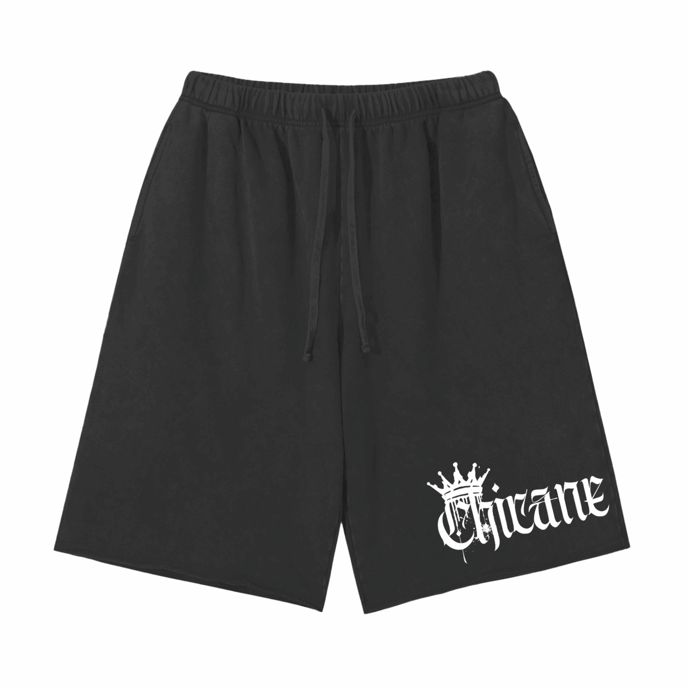 Chicane Pride Spray Paint Crown Scattered Edge Vintage Washed Shorts Vintage Wash Short Pants