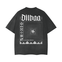 Dilbaa Two Spirit Pride Shirt Navajo Nation Black Gray Vintage Wash Frayed T-Shirt Vintage Wash Frayed T-Shirt