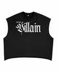 I'm That Villain Minimal Gothic Typography Queer & Trans Pride French Terry Boxy Tank Top French Terry Boxy Tank Top