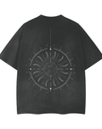 Agender _ Genderless Vintage Wash Frayed T-Shirt - 260 GSM