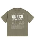Queer Ecology Size Inclusive Queer Pride T-Shirt Vintage Wash Oversize Tee Vintage Wash Oversize Tee
