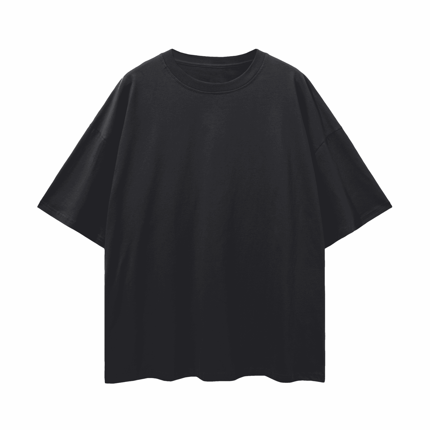 NYC Top Gay Pride Brooklyn Trans Pride on back of Black Oversize Tee Oversize Deep Drop Shoulder Tee - 190 GSM