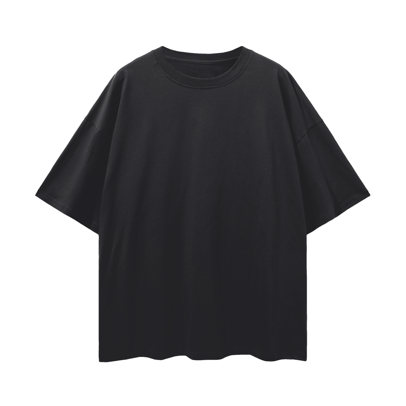 NYC Top Gay Pride Brooklyn Trans Pride on back of Black Oversize Tee Oversize Deep Drop Shoulder Tee - 190 GSM