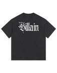 I'm That Villain Gothic Font Size Inclusive Queer Pride Vintage Washed Oversize Tee