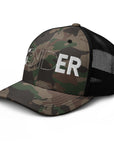 End Gender Camouflage Trucker Hat Gender Liberation Hat Retro Trucker Hat
