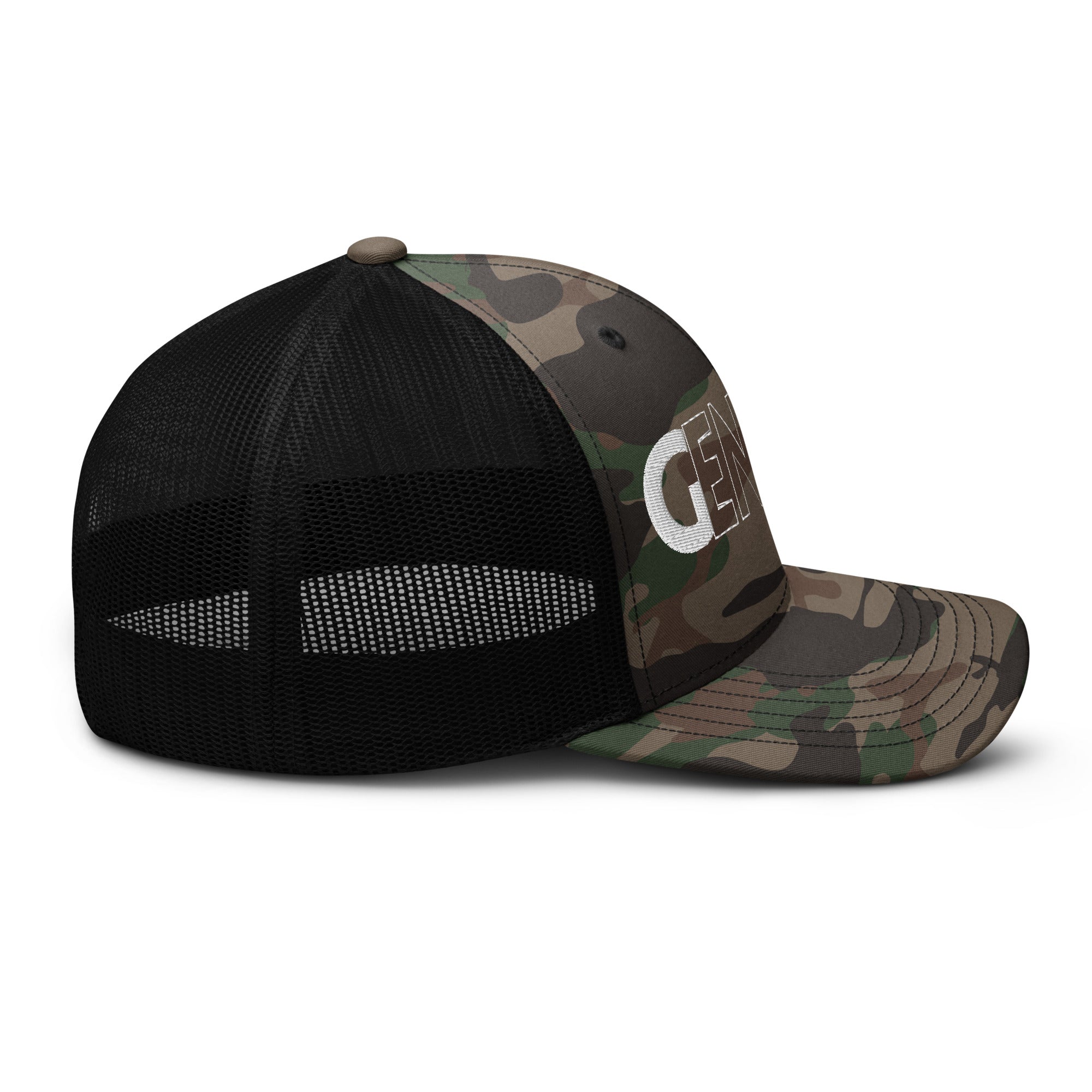 End Gender Camouflage Trucker Hat Gender Liberation Hat Retro Trucker Hat