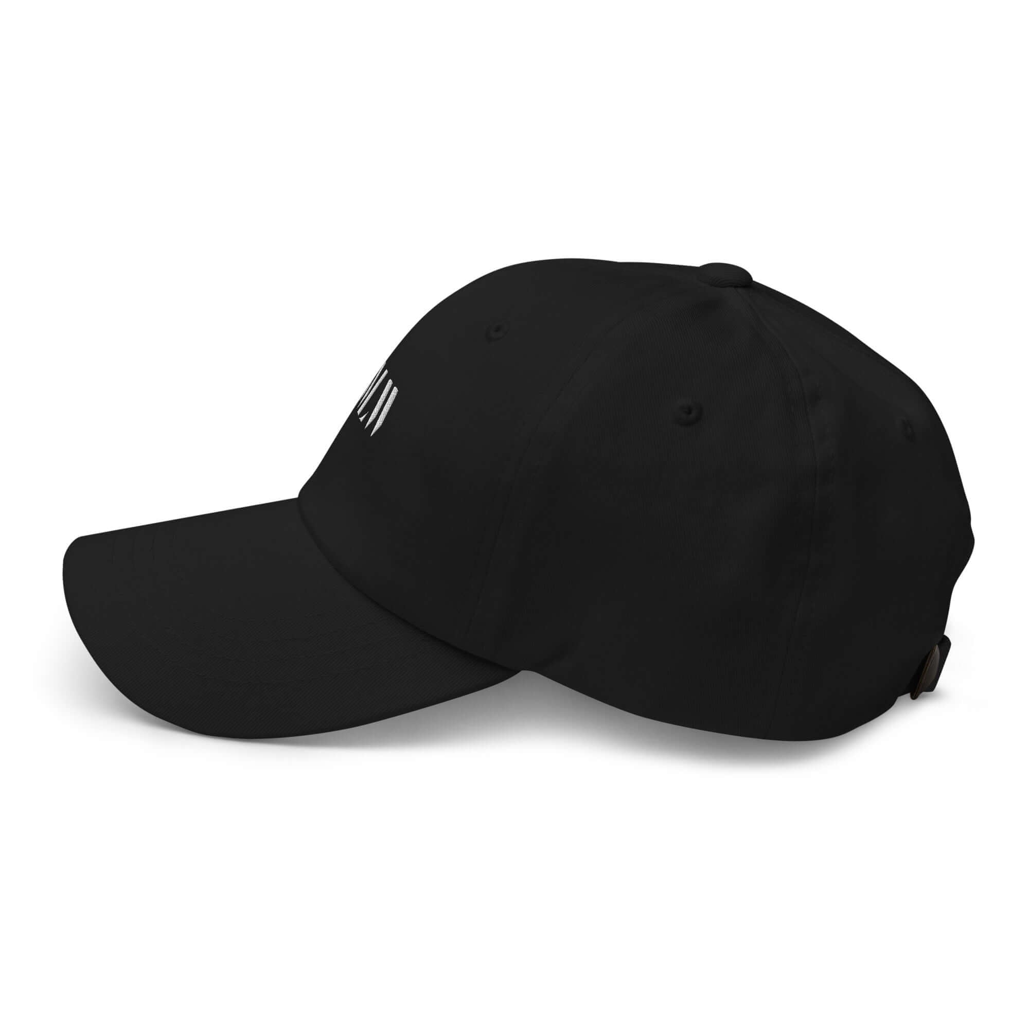 WLW hat minimal white embroidery on black classic baseball hat Classic Hat