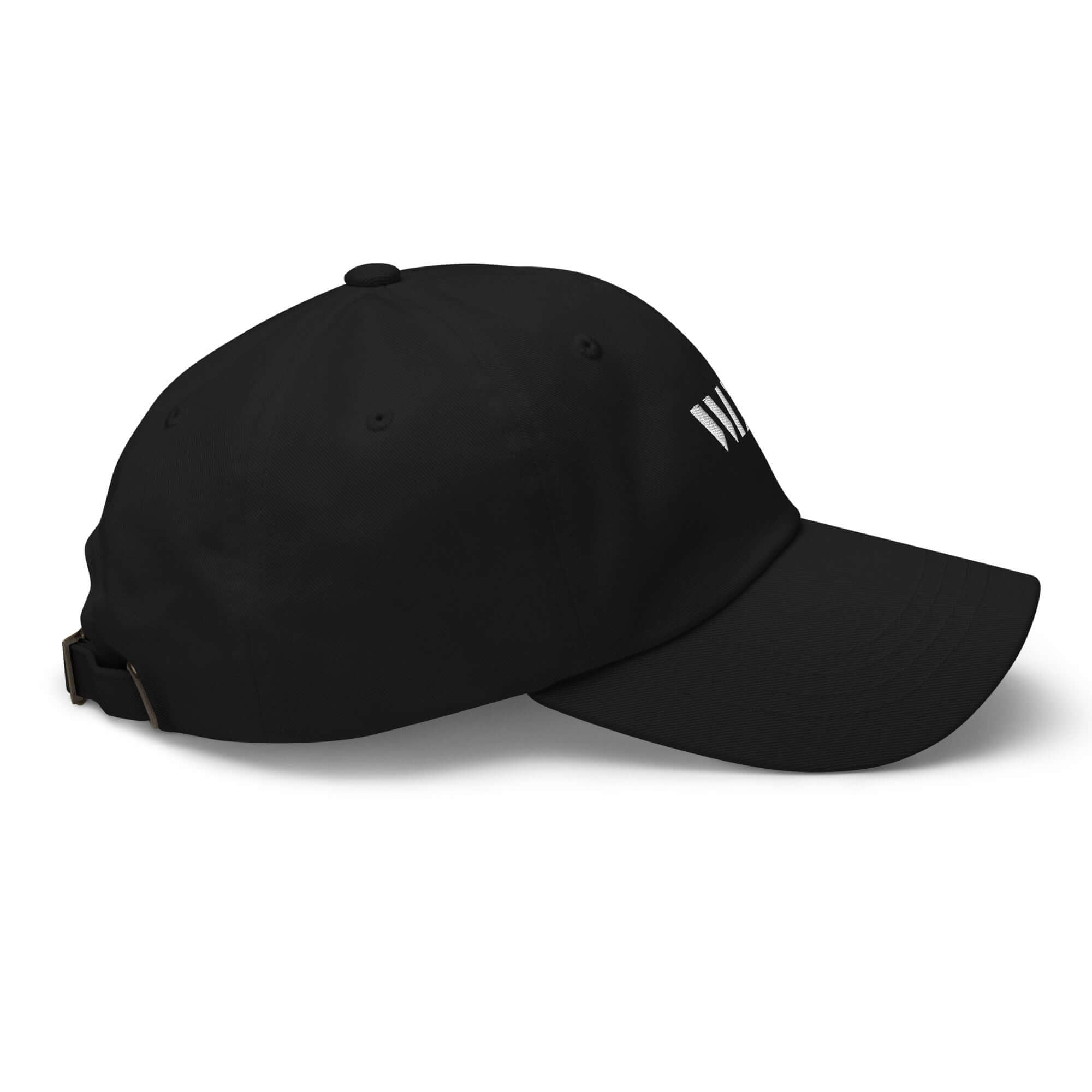 WLW hat minimal white embroidery on black classic baseball hat Classic Hat