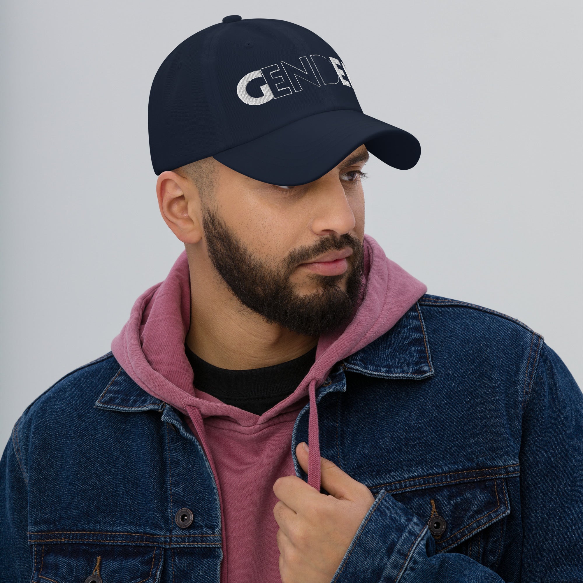 End Gender Black Hat TGNC Pride and Protest Classic Baseball Hat Classic Hat