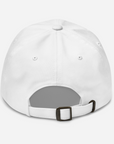 Nova Edge Threads Emblem Embroidered Symbol on Classic White Hat