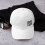 Nova Edge Threads Emblem Embroidered Symbol on Classic White Hat