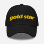 Gold Star Pride Hat Black 6-panel Low Profile Gay Pride Hat