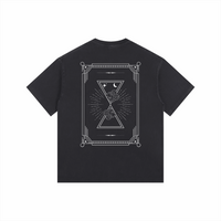 Tarot Card Inspired Design Celestial Size Inclusive Vintage Wash Oversize Tee Vintage Wash Oversize Tee