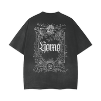 Homosexual Gothic Shirt Memento Mori Gay Pride Vintage Wash Frayed T-Shirt Vintage Wash Frayed T-Shirt