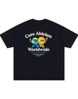 Cure Ableism Worldwide Disability Pride Black Size Inclusive Oversize Tee