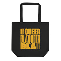 BlaQueer Tote Black Queer Pride Eco Tote Bag Eco Tote