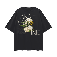 Akava'ine Pride Transwomen Pride Cook Islands on Black Oversize Deep Drop Shoulder Tee Oversize Deep Drop Shoulder Tee - 190 GSM