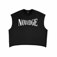 Nova Edge Boxing Aesthetic Pride Merch Black French Terry Boxy Tank Top French Terry Boxy Tank Top