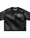 Daddy Dom Club Mesh Tee LGTBQ Pride Black See-through Boxy Net T-shirt