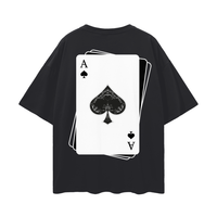 Ace Graphic Tee Asexual Pride T-Shirt Subtle Pride Oversize Deep Drop Shoulder Tee Oversize Deep Drop Shoulder Tee - 190 GSM