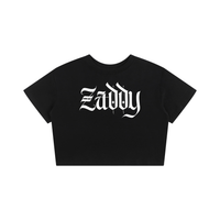 Zaddy Pride Black Mini T-Shirt Seamless Tee Seamless Mini Tee