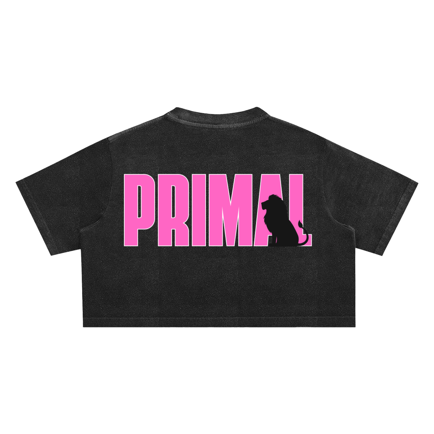Primal Cat Club Wild Queer and Kinky Pride Snow Washed Crop Top Snow Washed Crop Top