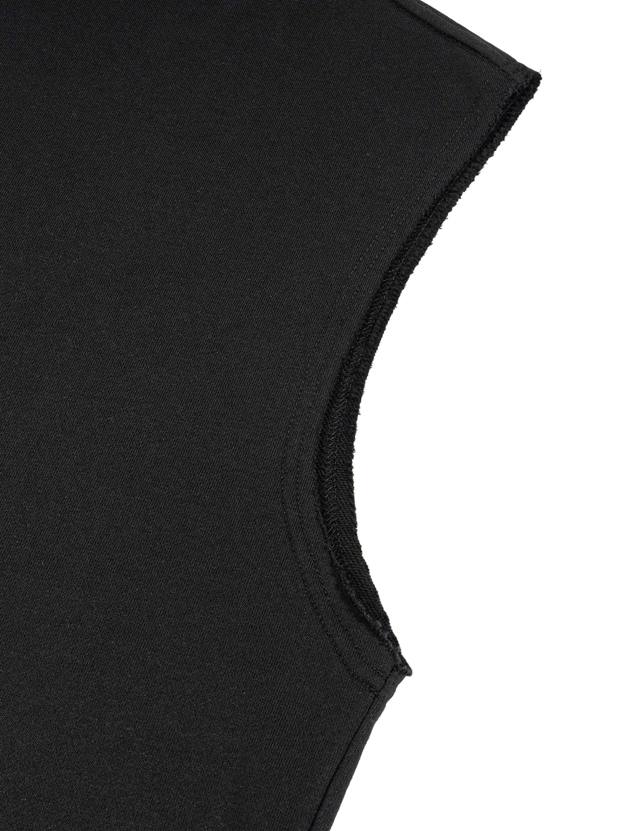 Black Cat Lesbian and Queer Womxn Black French Terry Boxy Tank Top