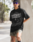 Nature is Intersex Pride Shirt Oversize Deep Drop Shoulder Tee