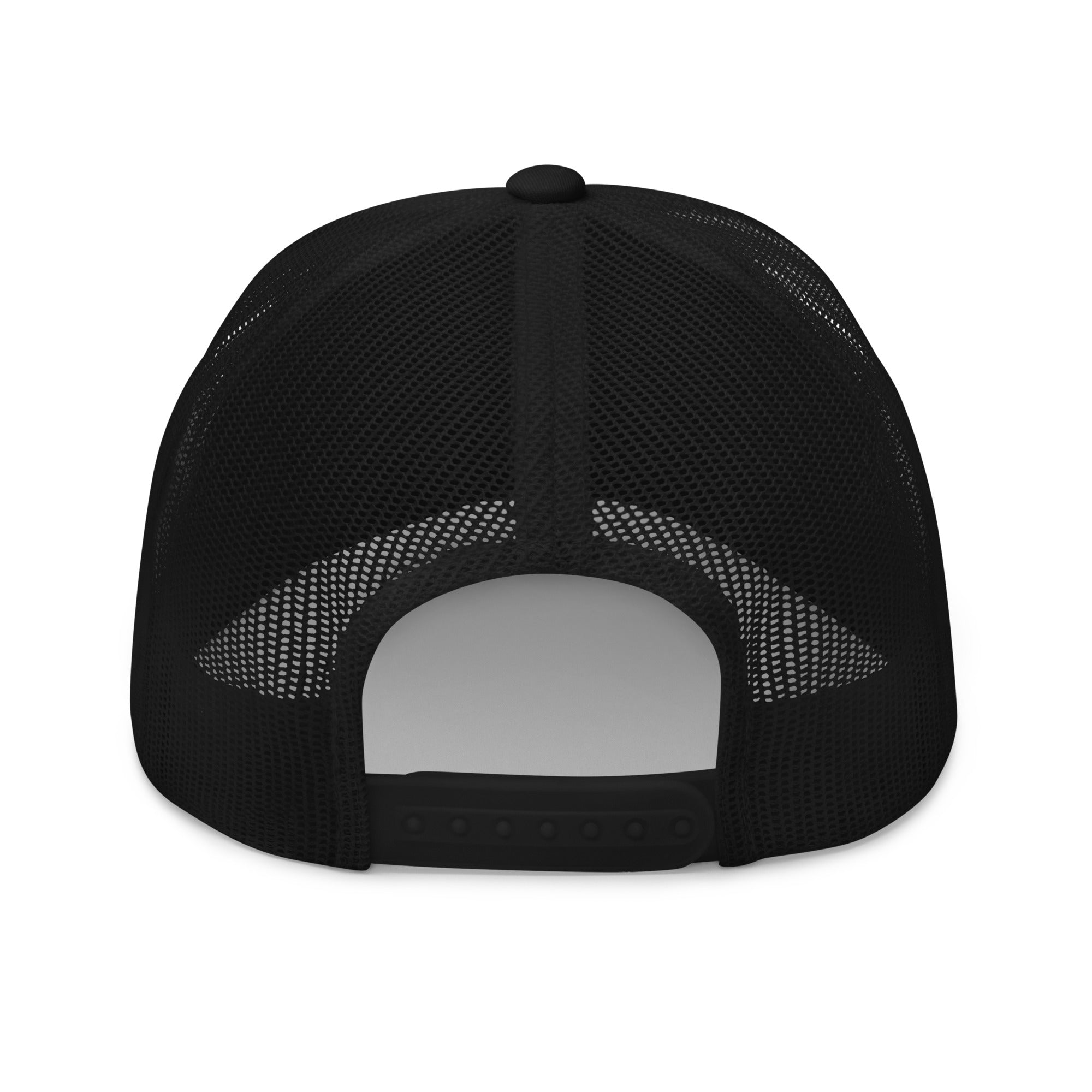 back view of retro hat