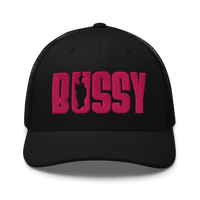 Bussy Cat Club Gay Pride Trans Pride Black Retro Trucker Hat Retro Trucker Hat