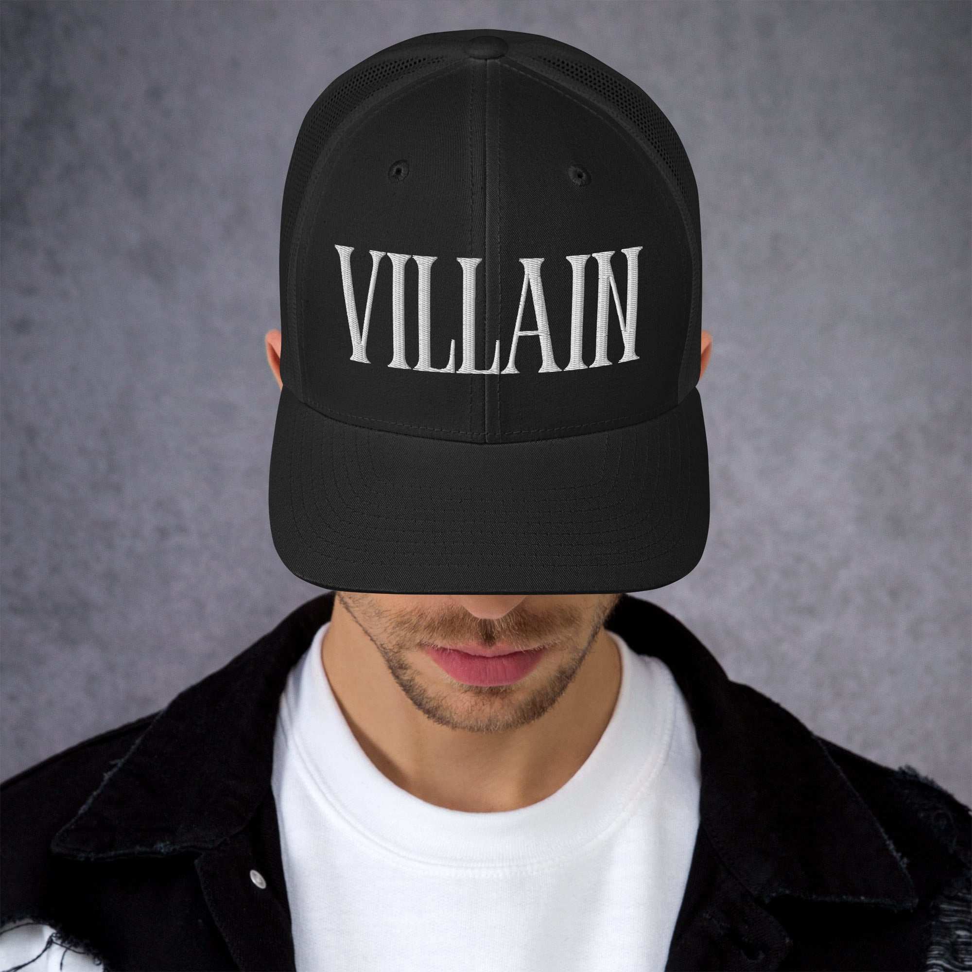I'm That Villain Queer Pride Hat Embroidered Retro Trucker Cap Retro Trucker Hat