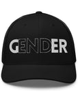End Gender Embroidered Protest Accessory Black Retro Trucker Hat Retro Trucker Hat